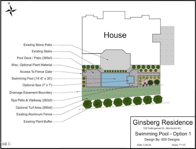 129 Trellingwood Dr, Morrisville, NC 27560 - property floor plan