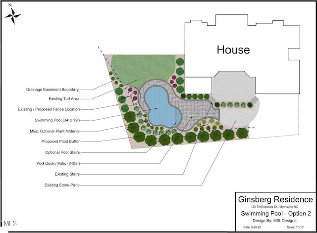 129 Trellingwood Dr, Morrisville, NC 27560 - map / location