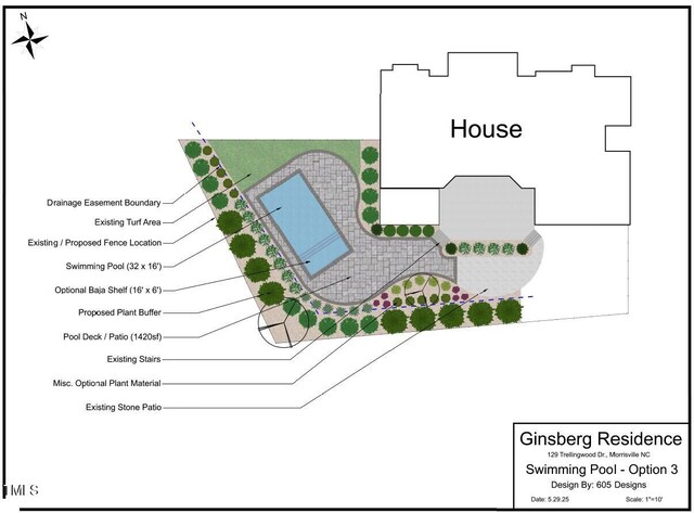 129 Trellingwood Dr, Morrisville, NC 27560 - map / location
