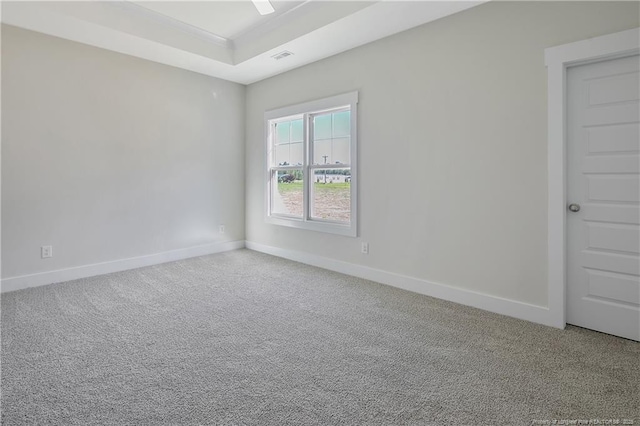 4915 High Branch Ct, Stedman, NC 28391 - empty room with carpet and a tray ceiling