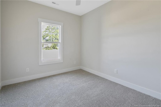 4915 High Branch Ct, Stedman, NC 28391 - carpeted empty room with baseboards and a ceiling fan