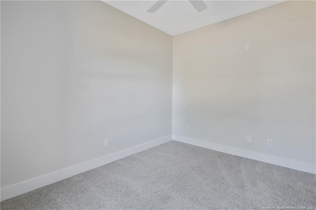 4915 High Branch Ct, Stedman, NC 28391 - carpeted spare room featuring a ceiling fan and baseboards