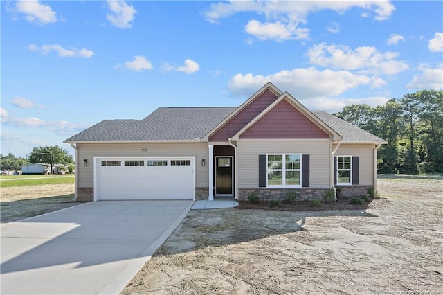 4905 High Branch Ct, Stedman, NC 28391 - view of front of home featuring a garage and driveway