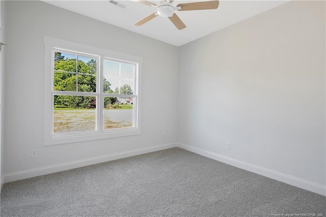 4905 High Branch Ct, Stedman, NC 28391 - empty room with ceiling fan and carpet floors