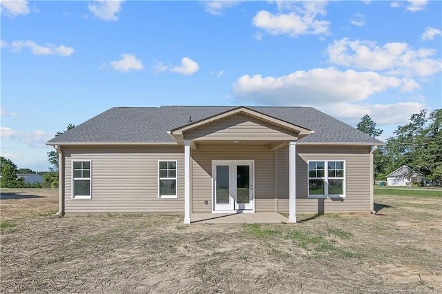 4905 High Branch Ct, Stedman, NC 28391 - back of house featuring a patio and roof with shingles