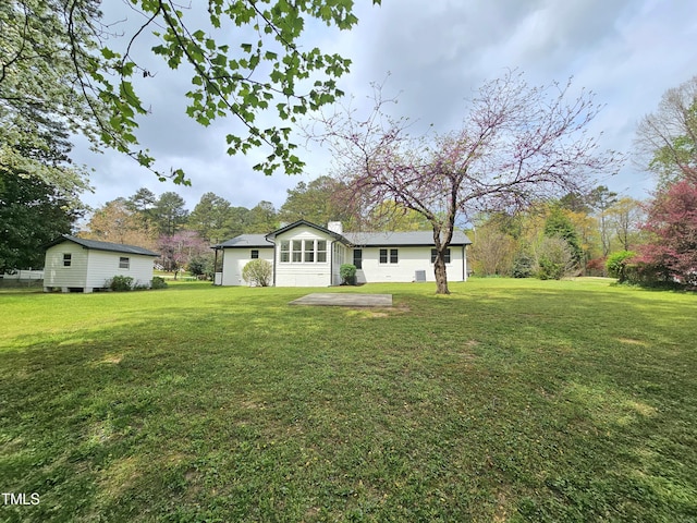 view of yard