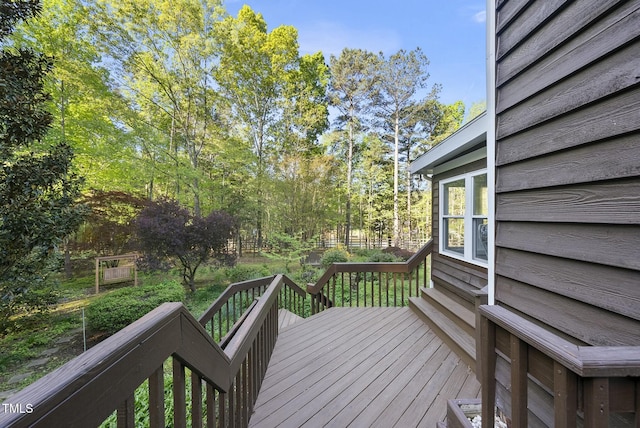 view of deck