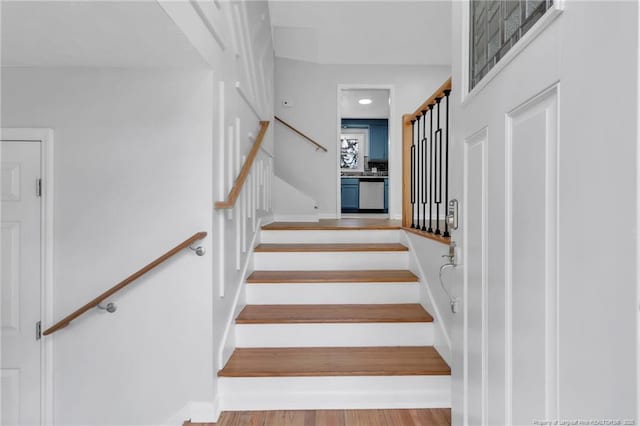 view of stairway