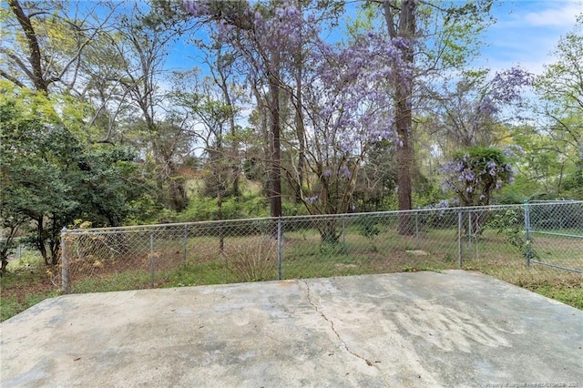 view of patio / terrace with fence