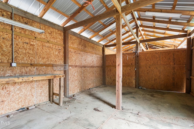 view of storage room