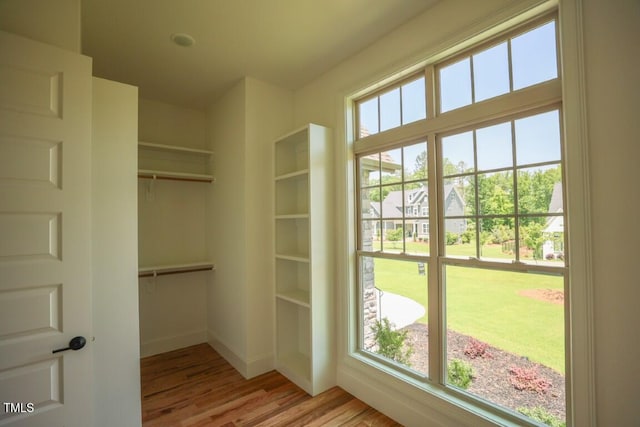 1212 Perry Bluff Dr, Wake Forest, NC 27587 - spacious closet with wood finished floors