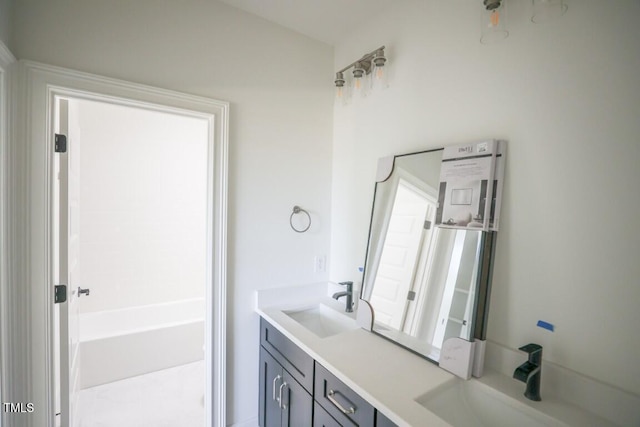 1212 Perry Bluff Dr, Wake Forest, NC 27587 - full bath with double vanity and a tub