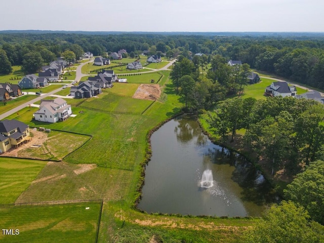 1212 Perry Bluff Dr, Wake Forest, NC 27587 - aerial view of residential area with a large body of water