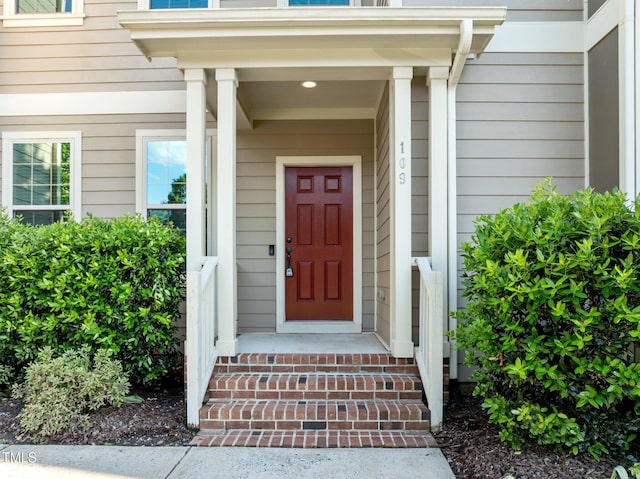 view of property entrance