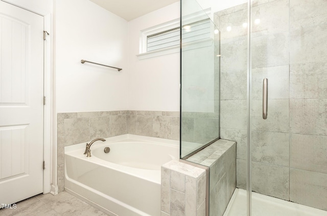 3360 Bordwell Ridge Dr, New Hill, NC 27562 - full bath with a shower stall and a garden tub