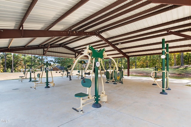 view of home's community featuring playground community