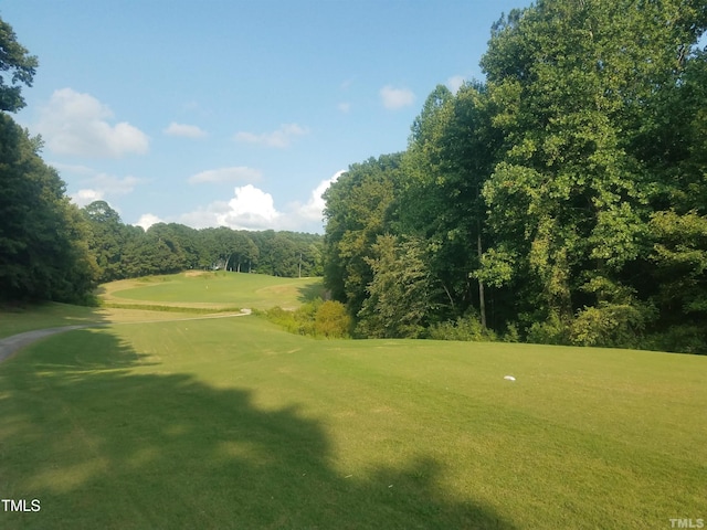 view of home's community featuring golf course view