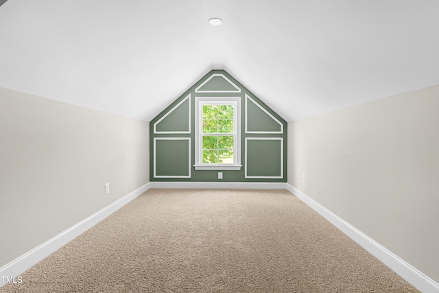 4924 Zebulon Rd, Zebulon, NC 27597 - bonus room featuring vaulted ceiling and carpet floors