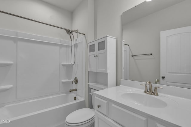 233 Stone River Dr, Wendell, NC 27591 - bathroom with toilet, shower / bathing tub combination, and vanity