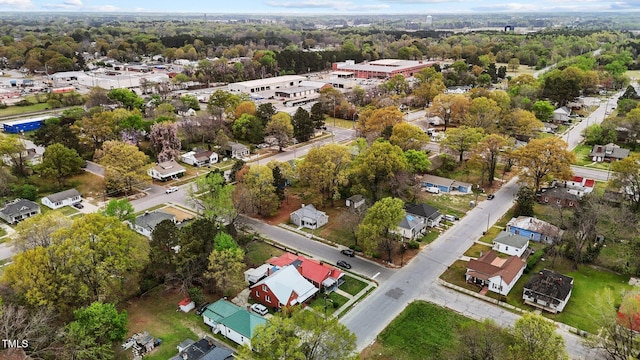 drone / aerial view featuring a residential view