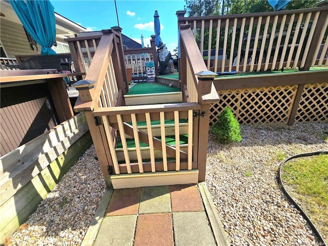 921 Satinwood Ct, Fayetteville, NC 28312 - view of wooden terrace