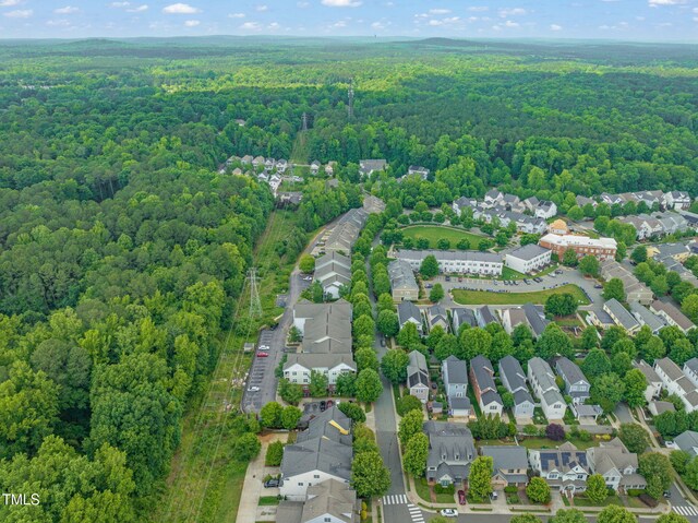 404 S Camellia St, Chapel Hill, NC 27516 - aerial perspective of suburban area with a forest