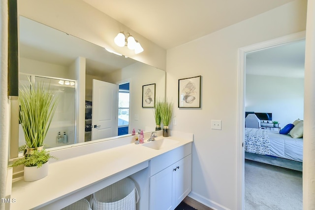2065 Alderman Way, Creedmoor, NC 27522 - full bathroom featuring ensuite bath, vanity, and baseboards