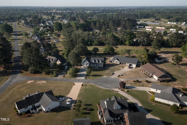 drone / aerial view featuring a residential view