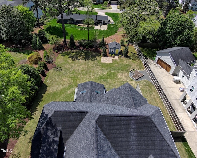 721 Shelley Rd, Raleigh, NC 27609 - aerial view with a residential view