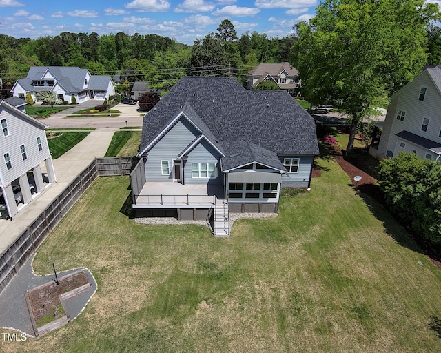 721 Shelley Rd, Raleigh, NC 27609 - aerial view with a residential view