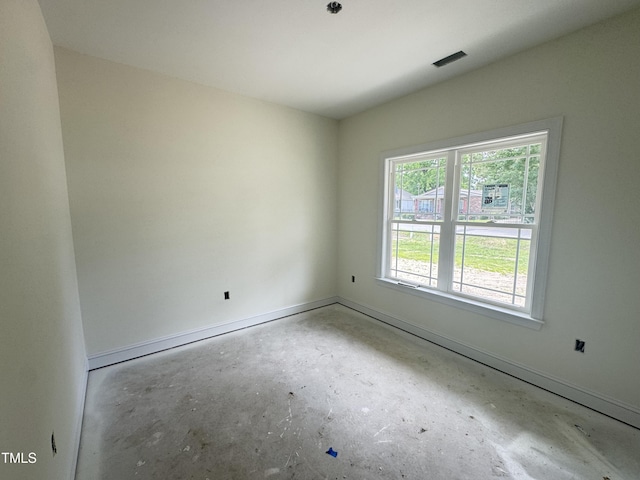 502 S Vance St, Fremont, NC 27830 - unfurnished room featuring concrete floors and baseboards