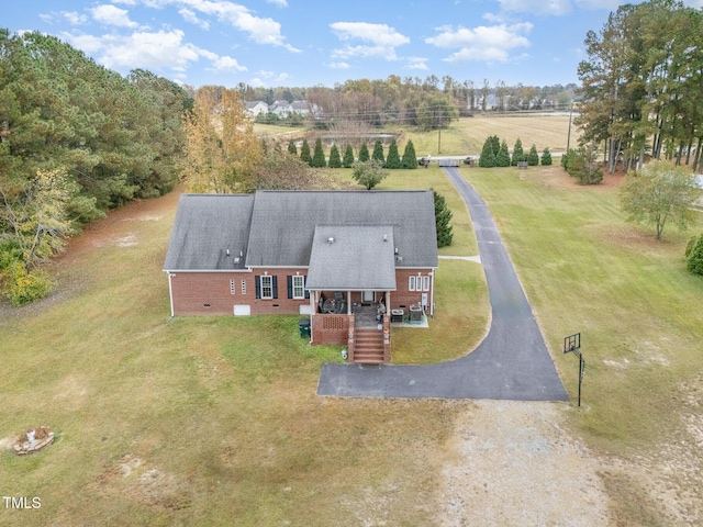 2265 Bud Lipscomb Rd, Willow Springs, NC 27592 - view of subject property with a tree filled landscape