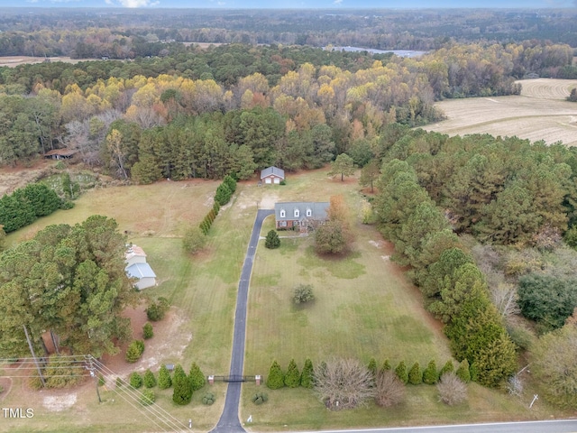 2265 Bud Lipscomb Rd, Willow Springs, NC 27592 - aerial overview of property's location featuring rural landscape