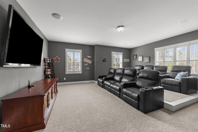 5928 Terrington Ln, Raleigh, NC 27606 - home theater featuring baseboards and carpet