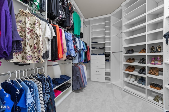 5928 Terrington Ln, Raleigh, NC 27606 - walk in closet featuring carpet flooring