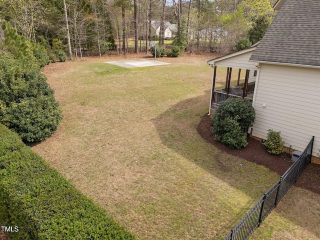 5928 Terrington Ln, Raleigh, NC 27606 - view of yard with fence