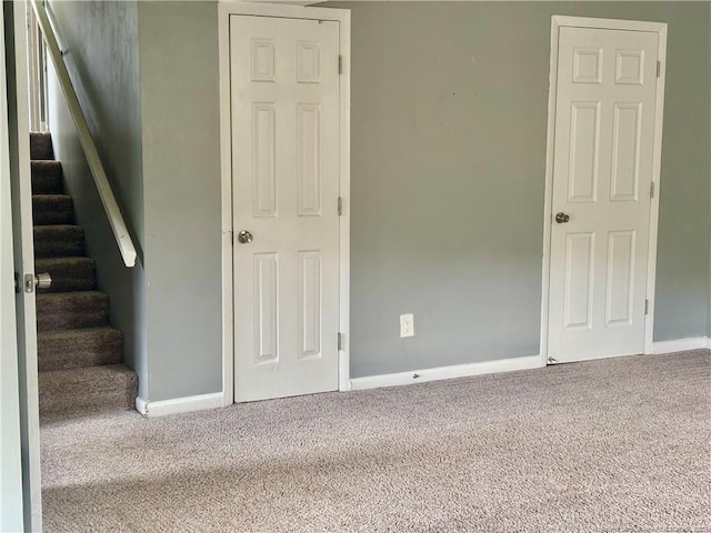 5704 Selkirk Pl, Fayetteville, NC 28304 - interior space with baseboards and stairs