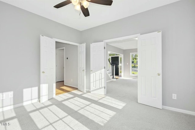 102 Cockleshell Ct, Cary, NC 27513 - interior space featuring baseboards and ceiling fan