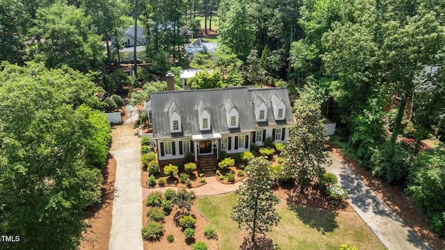 aerial view of property and surrounding area