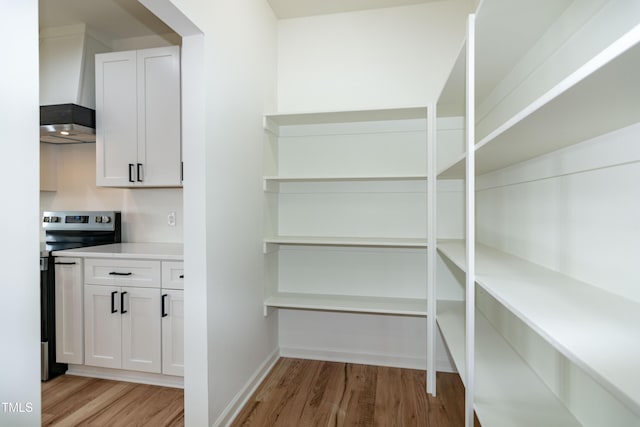 view of pantry