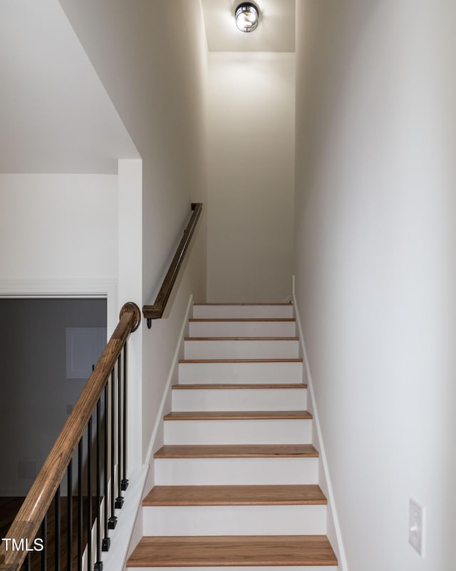 view of stairs