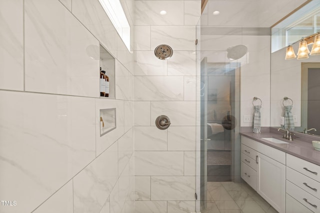 905 E Lenoir St, Raleigh, NC 27610 - full bath with tiled shower and vanity