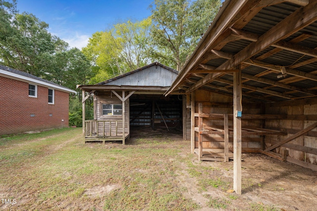 view of outbuilding
