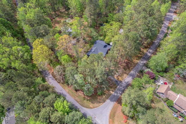 6321 Malvern Ln, Hillsborough, NC 27278 - view of property location featuring a heavily wooded area
