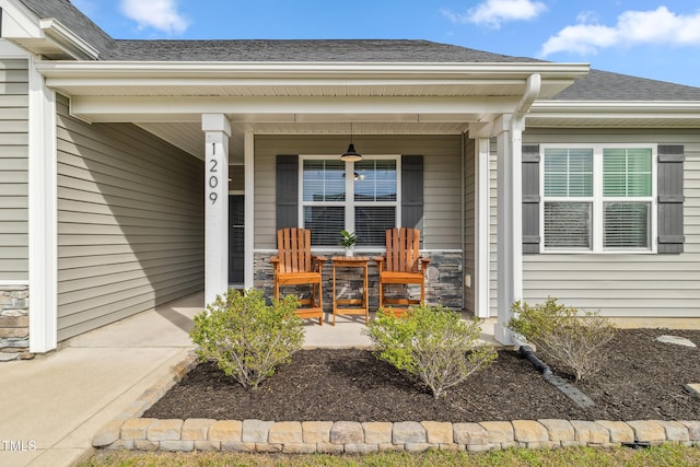 1209 Big Field Dr, Castle Hayne, NC 28429 - view of patio / terrace with covered porch