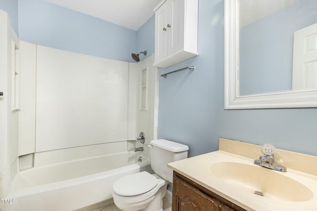3109 E Folkestone Pl, Raleigh, NC 27604 - full bath featuring bathing tub / shower combination, vanity, and toilet