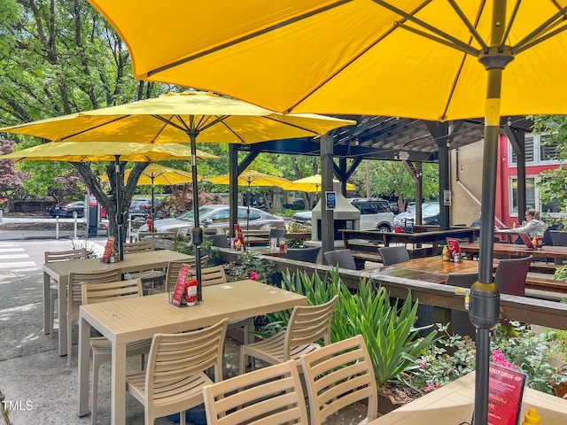 view of patio / terrace with outdoor dining space