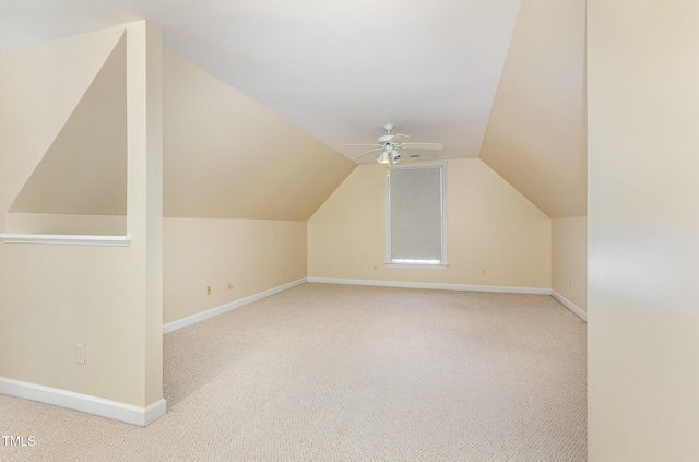 113 Beeley Ct, Cary, NC 27519 - bonus room with carpet flooring, baseboards, a ceiling fan, and lofted ceiling