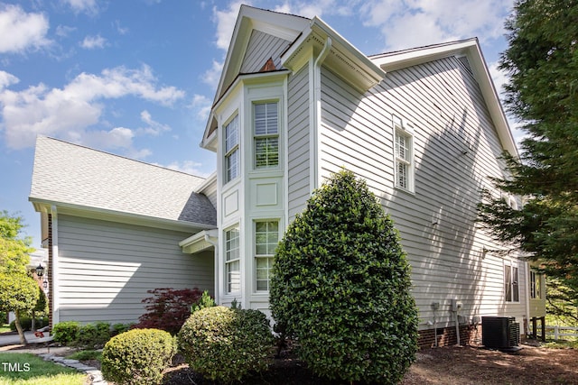 113 Beeley Ct, Cary, NC 27519 - view of property exterior featuring central air condition unit and crawl space