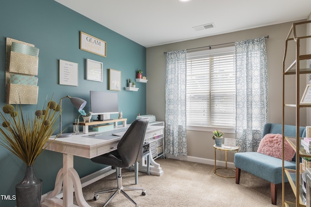 1005 Vesper Ct, Durham, NC 27703 - carpeted office space with plenty of natural light and baseboards